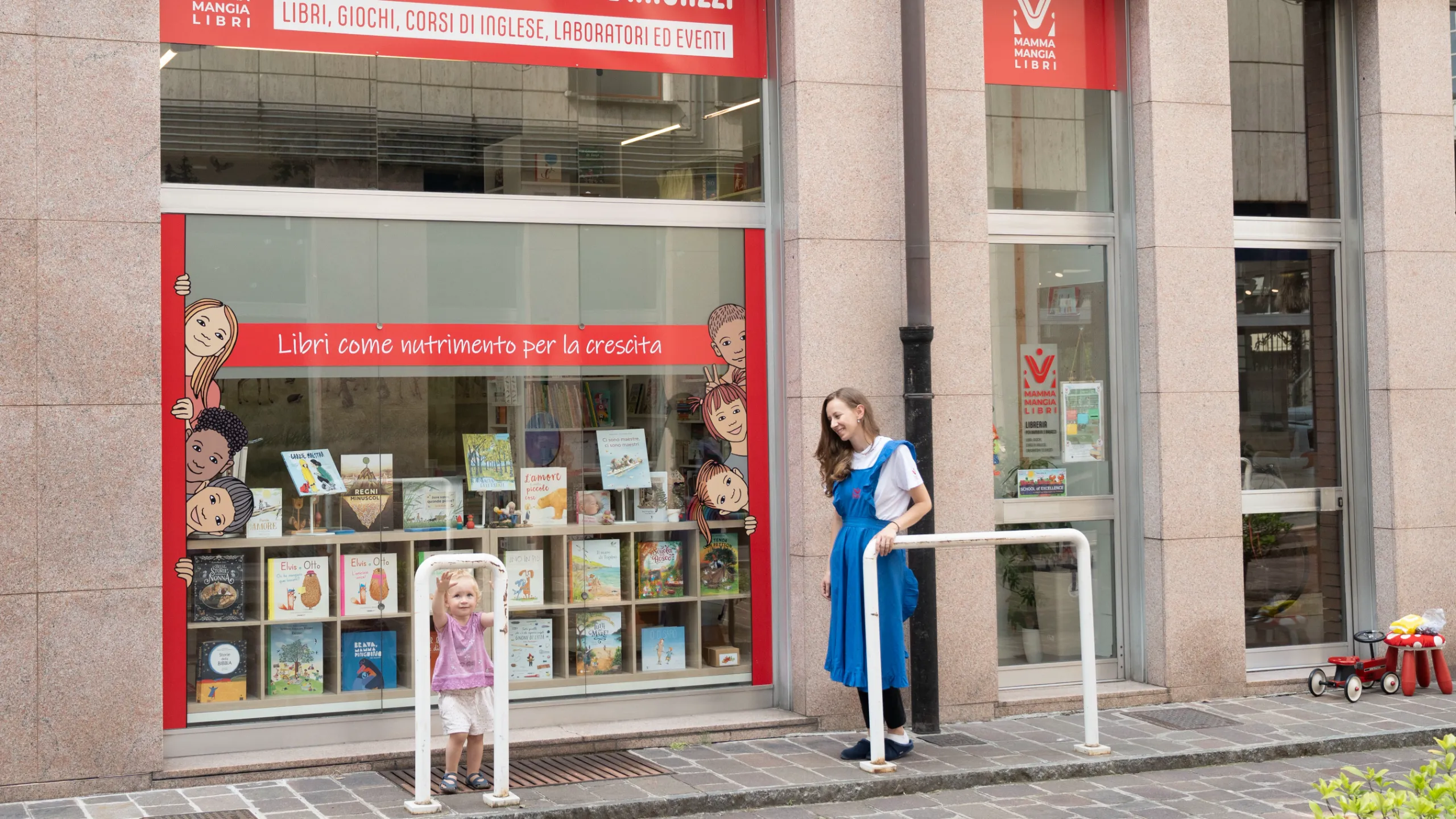 Libreria Mamma Mangia Libri - vetrina