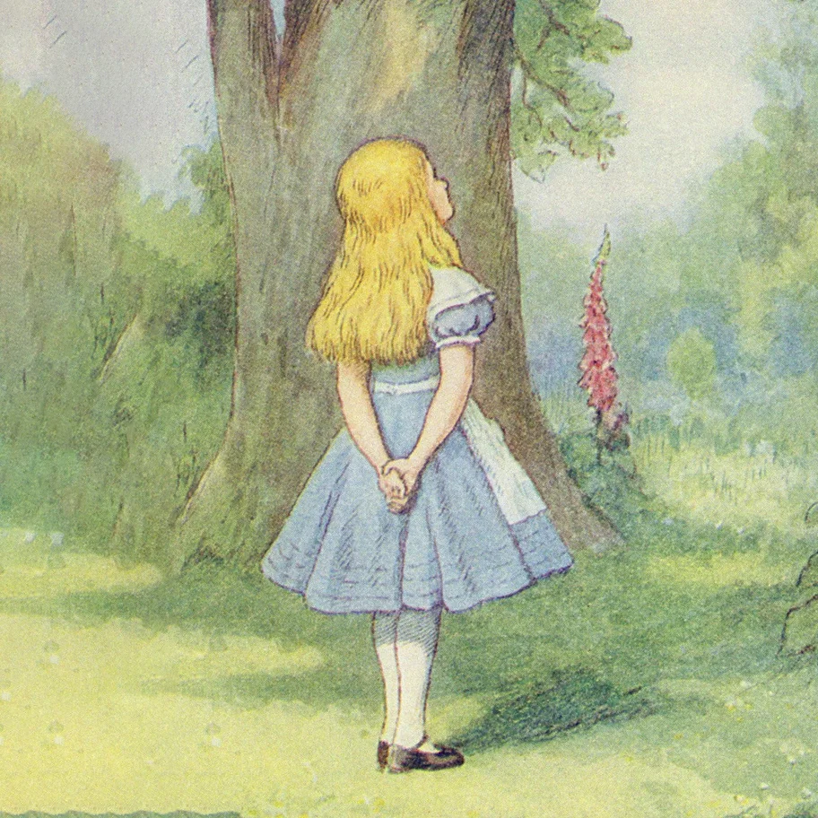 Illustrazione Alice in Wonderland